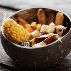 How to make a bowl from coconut shell