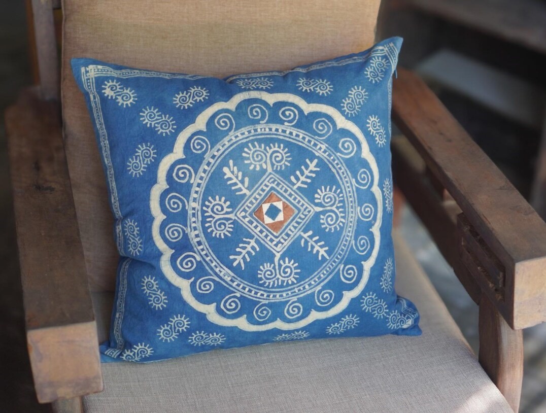 Hmong pattern batik indigo dyed notebook gift Hmong Pattern-batik Indigo Dyed Notebook Gift